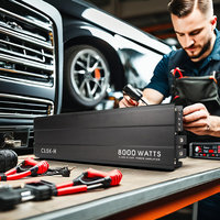 Amplificateurs de voiture monobloc de classe D Suoer, 1 canal, avec crossovers, 1000W/1500W/2000W/3000W/4000W/5000W/8000W/10000W, modèle CL