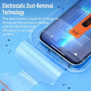 Protector de Pantalla de Vidrio Templado 9H Antipolvo Magic Box, Película Protectora de Pantalla HD con Impresión <span class=keywords><strong>Slik</strong></span> para iPhone 17/16/15/14/13/12 <span class=keywords><strong>Pro</strong></span> Max - Product Image 3