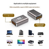 Câble adaptateur HDMI 8K HD, convertisseur femelle-femelle pour moniteur d'ordinateur, projecteur