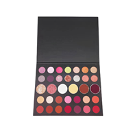 Professionnel 34 couleurs fard à paupières papier Palette multicolore étanche fard à paupières livre 26mm casseroles maquillage OEM cosmétiques