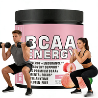 Precio al por Mayor, Suplementos de Aminoácidos de Cadena Ramificada (BCAA) en Polvo, Veganos, HALAL, GMP, con Sabor Natural Personalizado, para Deportistas