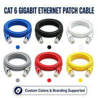 Câble Ethernet RJ45 Cat6 multicolore CCA pour centre de données haute vitesse et configuration de console PS5 – Vente directe usine