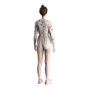 Camiseta Deportiva de Manga Larga para Mujer, Diseño Moderno, Top Corto de Manga Larga para Gimnasio - Product Image 6