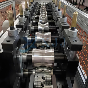 Té en grille Té principal Té croisé Rouleau formant la machine Faux cadre en acier en métal Plafond t Grille faisant la machine - Product Image 2