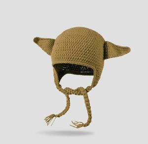 หมวกไหมพรมปิดหูแบบถักลายดาว ** Wars <span class=keywords><strong>Yoda</strong></span> หมวกขนสัตว์สำหรับเด็กและผู้ใหญ่ - Product Image 3