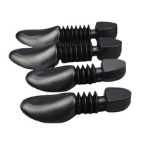 Embauchoirs ajustables en plastique pour chaussures basses homme - Formes de présentation anti-plis pour chaussures - Noir - Logo personnalisé - Marque Hexing - Modèle