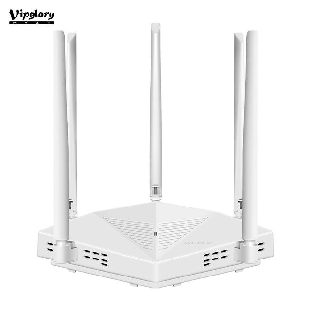 WiFi6 Dual Band Easy Mesh up to 3000Mbps AX3000 Enterprise MESH Router MT7981 with 3LAN+1WAN Ports Five High Gain Antennas