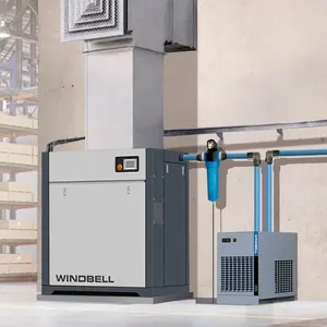 Meilleure vente 7.5Kw 22Kw 75Kw 7Bar-12Bar 10Hp 30Hp100Cfm Machine de compresseur d'air à vis à vendre avec des prix bas fabriqués en Chine