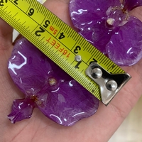 Anting Resin Anggrek Premium Bunga Kering Berbagai Macam Anting Anggrek Perhiasan Pilihan Khusus Bebas Gelembung Tanpa Cacat