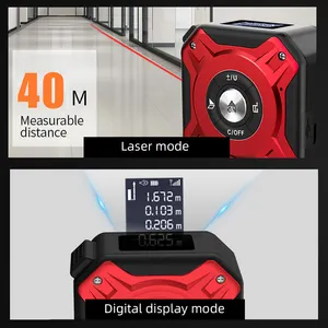 Nohawk Laser Measure Measuring Tape Multifunctional Electric Laser Distance Meter With LCD Display