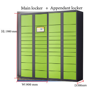 Contraseña Post Office Parcel Box con control <span class=keywords><strong>digital</strong></span> Door Locker Delivery Smart Mailbox - Product Image 6
