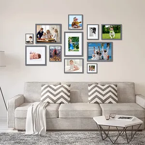 Easy Life-marcos de fotos con efecto de madera Mdf, póster blanco, moderno, A1, A2, A3, A4, A5, negro