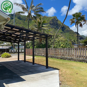 Bricolage Polycarbonate Pc Feuille Toit Aluminium Cadre Double Cantilever Carport - Product Image 2