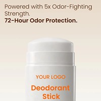 Déodorant naturel en stick sans aluminium pour hommes et femmes, protection anti-odeurs 72H, OEM ODM, marque privée