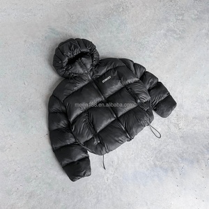 Streetwear Custom Zipper Detachable Pullover Puffer <b>Jackets</b> Winter Wear Warm Zipper Waterproof Coat Puffer Down <b>Jackets</b> <b>for</b> <b>Men</b> - Product Image 1