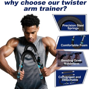 Equipo de Entrenamiento de Fuerza y Músculo Ajustable, Ejercitador de Pecho Portátil, Agarraderas para Gimnasio en Casa, <span class=keywords><strong>Entrenador</strong></span> de Brazos Twister - Product Image 3