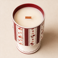 Cadeau pour anniversaires, Noël, Saint-Valentin, bougie parfumée à la cire de soja moderne et durable, aromathérapie