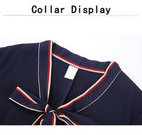 Ensemble de tenue professionnelle pour enfants : Hôtesse de l'air, Hôtesse de bord, Employé d'hôtel – Blouse et robe en Spandex à imprimé numérique
