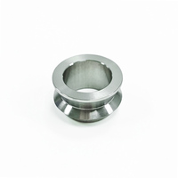 Fabricant d'usinage CNC, bagues en aluminium/acier anodisé naturel poli brillant, usine chinoise, pièces en aluminium personnalisées OEM