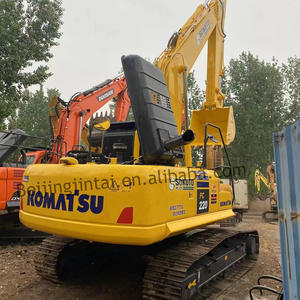 Excavadora de cadenas usada Komatsu PC220-8 original de 22 toneladas, casi nueva, con certificación EPA y CE, excavadora de segunda mano con cabina con aire acondicionado. - Product Image 2