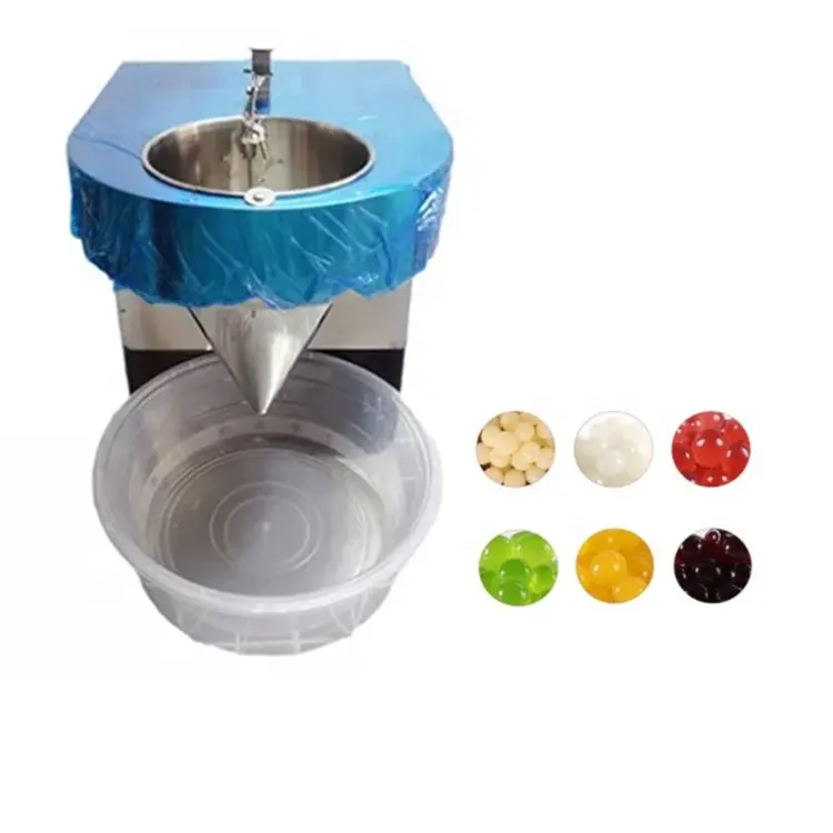 Máquina de fazer bolhas de gelatina, pequena bola de pérolas popping bolha boba para fazer chá de leite tapioca fabricante de boba