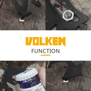 Directo de fábrica EDC, herramienta multifunción para acampar al aire libre, tarjeta de herramienta clave, placa de tornillo multifunción de acero inoxidable - Product Image 5