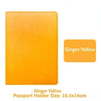 Porte-passeport personnalisé en cuir PU lisse, minimaliste et durable pour les voyages
