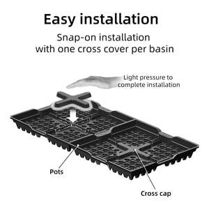 Vassoi per tetti verdi verdi e modulari sistemi di vassoi per tetto verdi per giardino pensile - Product Image 2