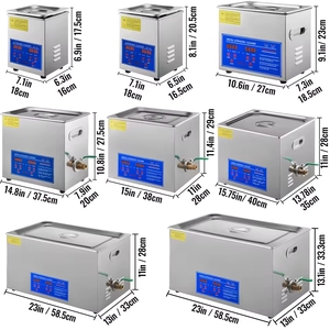 <span class=keywords><strong>Nettoyeur</strong></span> à ultrasons 15L 300W 40kHz, machine de nettoyage à ultrasons professionnelle avec minuterie et chauffage pour armes à feu et pièces automobiles - Product Image 6