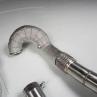 Système d'échappement tuning pour Audi S3 2015-2019, catalyseur à trois voies 2.0T, bouclier thermique, acier inoxydable 304, soudé TIG