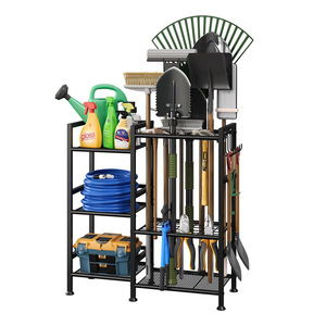 Support de rangement robuste pour outils de jardin, organisateur d'outils de nettoyage de cour pour équipements agricoles - Product Image 1