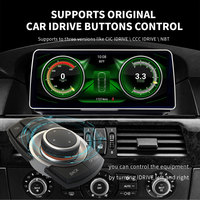 Écran tactile multimédia pour voiture 12,3 pouces 1920*720 pour BMW Série 5 E60 E61 E63 E90 E91 E92 Système CCC CIC CarPlay sans fil Android Auto