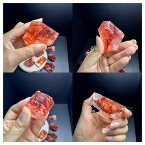 Cuarzo Rojo de Alta Calidad, Forma Libre, Pulido, Tallado a Mano, Cristal Irregular para Sanación, Regalo y Decoración - Product Image 1