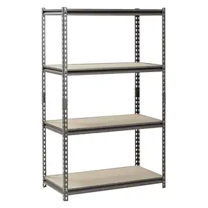 High Tensile Shelves Angle Iron Rack For Shop Slot Slotted Estantes Y Repisas Angle Racks With Metal Slotted Angle Rack