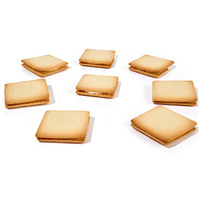 Biscuits sandwichs à l'ananas de marque privée, biscuits croustillants, emballage personnalisé OEM, vente en gros pour les distributeurs alimentaires