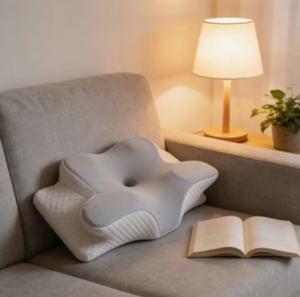 Oreiller cervical en mousse à mémoire de forme Contour, soutien orthopédique pour le cou, soulagement de la douleur, pour tous les dormeurs, housse respirante et lavable pour la maison - Product Image 6