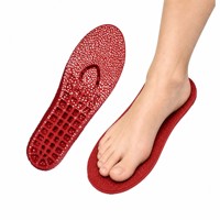 Semelles intérieures confortables en PU, personnalisables en gros, respirantes, amortissantes, antidérapantes pour chaussures de sport homme et femme