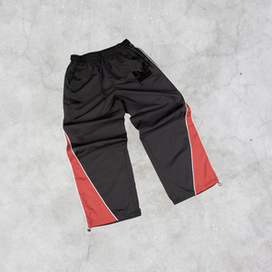 Pantalon de survêtement en toile écologique et respirant empilé personnalisé pour hommes Style décontracté coton droit Baggy surdimensionné cordon de serrage - Product Image 1