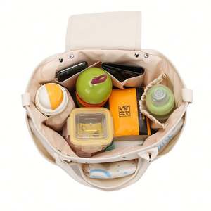 Bolsa de Pañales Compacta para Bebé, Bolsa de Pañales Cruzada con Múltiples Bolsillos - Product Image 3