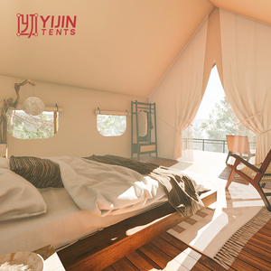 Tất cả thời tiết ngoài trời glamping Lều <span class=keywords><strong>Safari</strong></span> Vải lều khách sạn phong cách khu nghỉ mát lều - Product Image 3