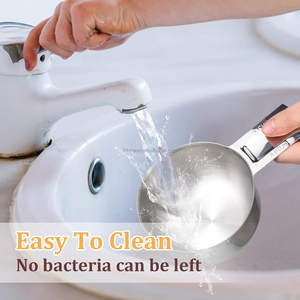 एकल स्टेनलेस स्टील 16 औंस 2 कप 480 मिलीलीटर मापने वाला कप - Product Image 4