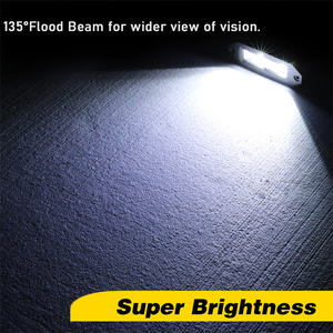 Couleur ambre ou blanche 2 pièces 80W pare-chocs encastré grand angle de faisceau d'inondation camion mini voiture lumière LED Pod - Product Image 5