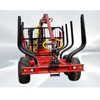 Remorque de grume de grappin de machines forestières de vente chaude avec le chargeur de bois de grue