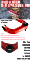 Accessoires 4x4, bras de commande supérieurs réglables UCA pour Hilux VIGO REVO ROCCO 2004 2012 2014 2021 2022