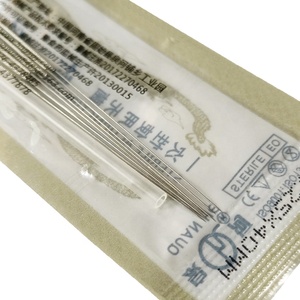 Aghi per agopuntura con manico in argento indolore ago per agopuntura Sterile monouso con ago a secco per tubo 100 pezzi per scatola - Product Image 6