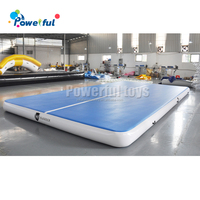 Tapis de gymnastique gonflable carré de qualité commerciale pour la danse