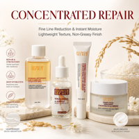 Set Perawatan Kulit Beras Fermentasi Flower Secret Hydrating Glow 4-Piece Face Care Kit - OEM/ODM & Agen Merek Global Dicari