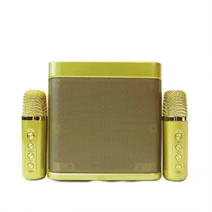 Оптовая цена 2024 радио Ys215 Ys-215 Ys 215 Портативный 15 Вт беспроводной двойной микрофон караоке динамик с 2 беспроводными