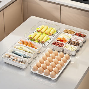 Egg <b>Storage</b> <b>Container</b> <b>Stackable</b> With Lid Food Grade Refrigerator Organizer For Kitchen Use - Product Image 4