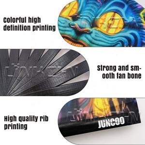 Durable Loud Clack Custom Plastic Folding Hand <b>Fan</b> - Product Image 5